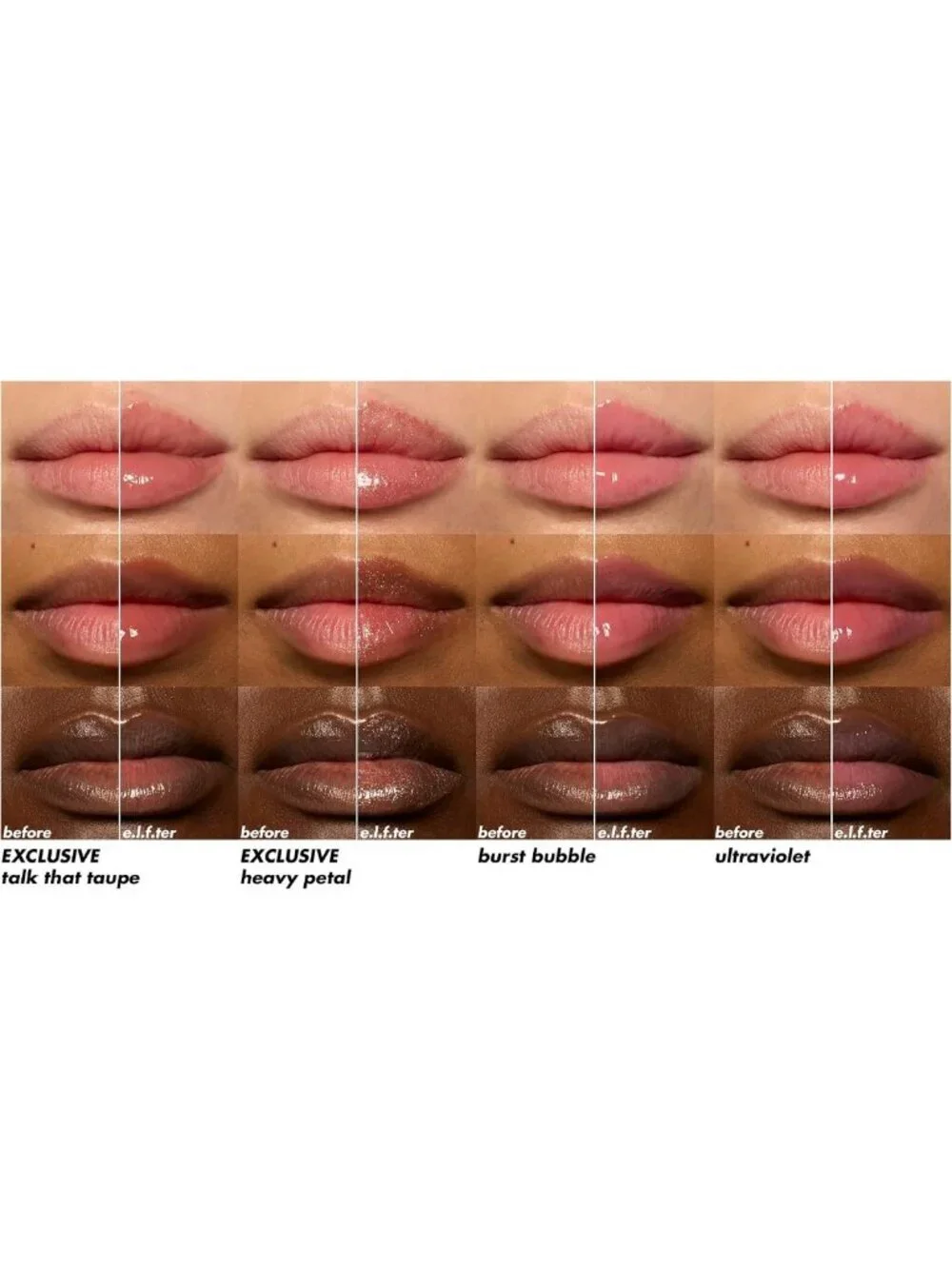 Nourishing Tinted Lip Oil Kit - Vegan, Cruelty-Free, 4 Shades, High-Shine Finish